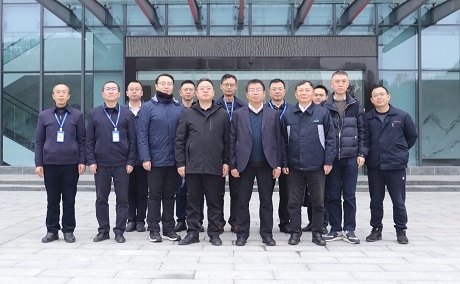 蒋文春率队莅临绵阳壹定发公司调研指导事情