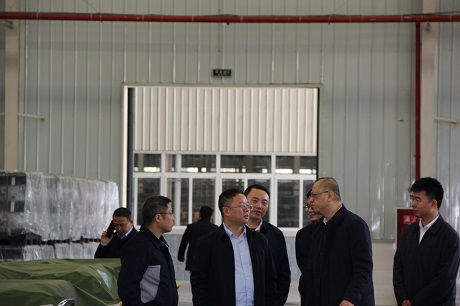 杨明率队莅临绵阳壹定发公司调研指导事情