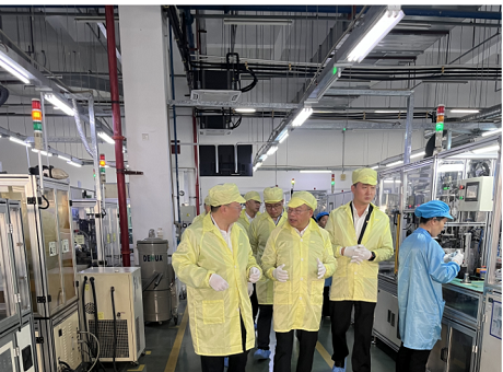 蒋文春莅临绵阳壹定发深圳分公司调研